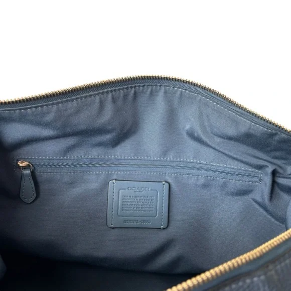 Coach Kleo Denim Leather Carryall Bag - Picture 7 of 15